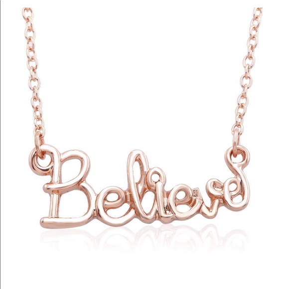 Believe or Peace Inspiration Necklace - Picture 2 of 3